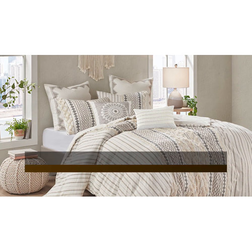 Harbor House Maya Bay White 100 Cotton Coastal 3 Piece Duvet Cover Set